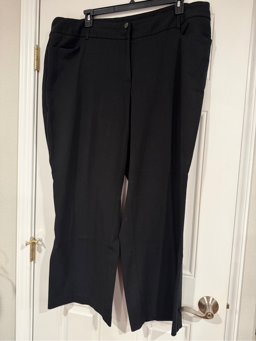 Alfani Black Wide-Leg Dress Pants